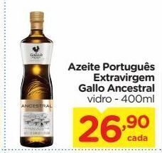 Carrefour Azeite português extravirgem gallo ancestral 400ml oferta