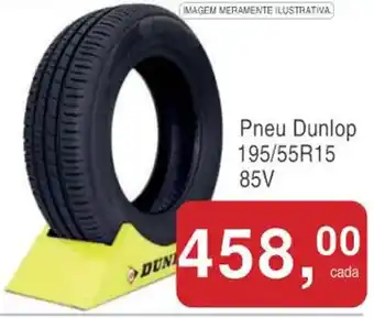 Mineirão Atacarejo Pneu Dunlop 195/55R15 85V oferta