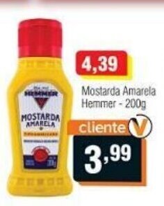 Mostarda Amarela Hemmer 200g