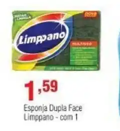 Veran Supermercados Esponja Dupla Face Limppano com 1 oferta