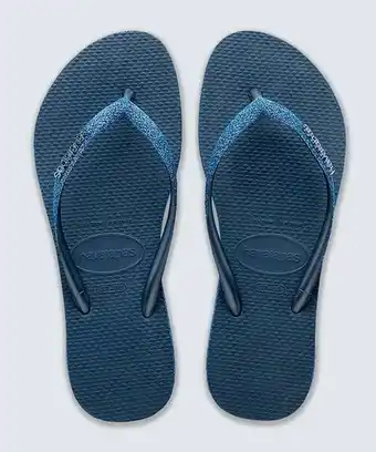 Chinelo havaianas feminino slim sparkle ii
