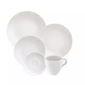 Asun Aparelho de jantar tramontina com 20 peças branco oferta