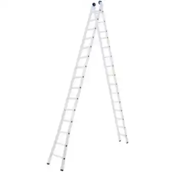 Lojas TaQi Escada de alumínio mor extensível, 2 x 15 degraus oferta