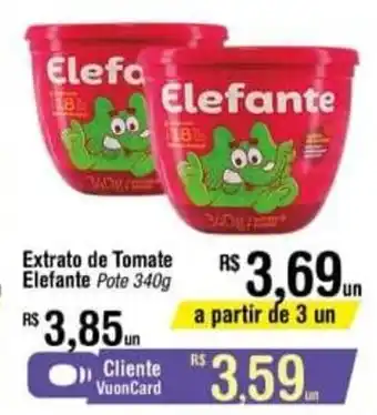 Fort Atacadista Extrato de Tomate Elefante 340g oferta