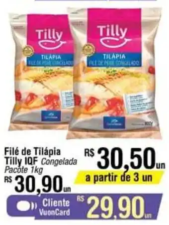Fort Atacadista File de Tilapia Tilly IQF 1kg oferta
