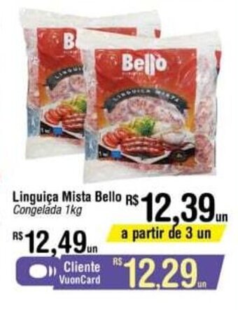 Fort Atacadista Linguica Mista Bello 1kg oferta