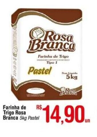 Fort Atacadista Farinha de Trigo Rosa Branca 5kg oferta