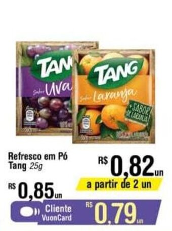 Fort Atacadista Refresco em po Tang 25g oferta