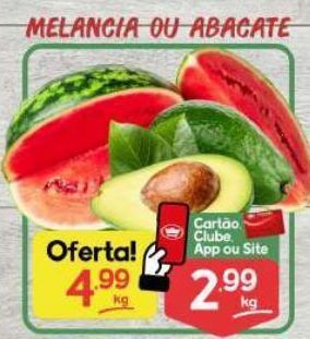Supermercados Princesa Melancia ou abacate oferta