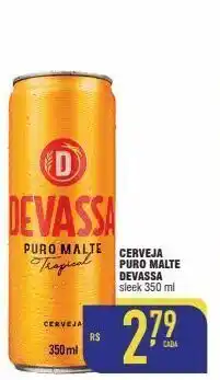 Mercantil Rodrigues Cerveja puro malte devassa sleek 350 ml oferta