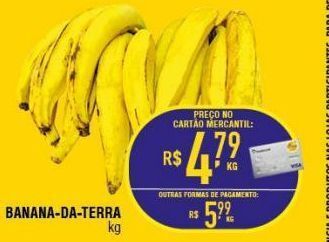 Banana da terra kg