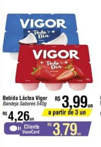Fort Atacadista Bebida Lactea Vigor 540g oferta