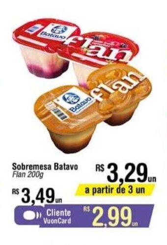 Fort Atacadista Sobremesa Batavo 200g oferta