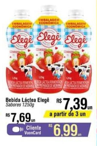 Fort Atacadista Bebida Lactea Elege 1250g oferta