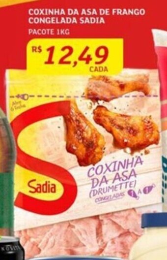 Assaí Atacadista COXINHA DA ASA DE FRANGO CONGELADA SADIA PACOTE 1KG oferta