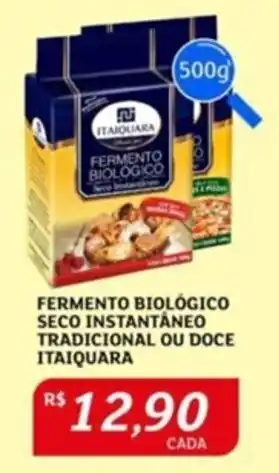 Assaí Atacadista FERMENTO BIOLÓGICO SECO INSTANTÁNEO TRADICIONAL OU DOCE ITAIQUARA 500g oferta