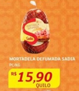 Assaí Atacadista MORTADELA DEFUMADA SADIA PC/KG oferta