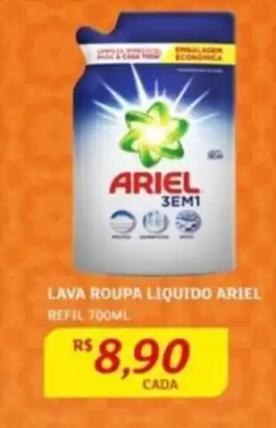 LAVA ROUPA LIQUIDO ARIEL REFIL 700ML