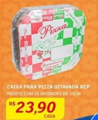 Assaí Atacadista CAIXA PARA PIZZA OITAVADA RCP PACOTE COM 25 UNIDADES DE 35CM oferta
