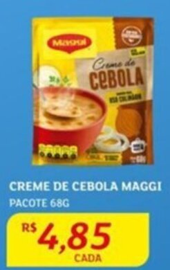 Assaí Atacadista CREME DE CEBOLA MAGGI PACOTE 68G oferta
