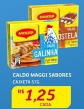 Assaí Atacadista CALDO MAGGI SABORES CAIXETA 57G oferta
