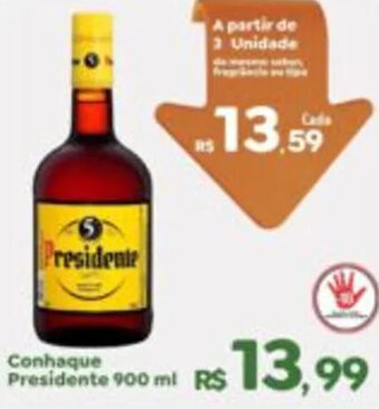 Conhaque Presidente 900 ml