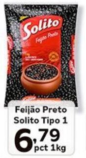 Supermercados Tauste Feijão Preto Solito Tipo 1 pct 1kg oferta