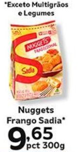 Supermercados Tauste Nuggets Frango Sadia* pct 300g oferta