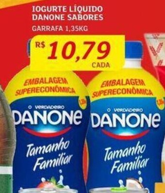 IOGURTE LÍQUIDO DANONE SABORES GARRAFA 1,35KG