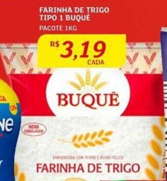 FARINHA DE TRIGO TIPO 1 BUQUÊ PACOTE 1KG