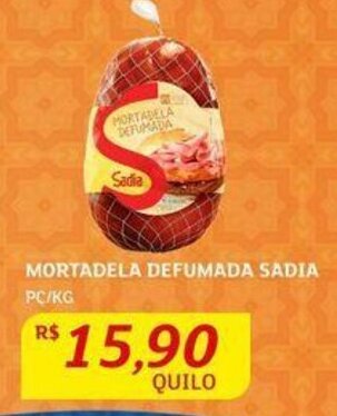 Assaí Atacadista MORTADELA DEFUMADA SADIA PC/KG oferta