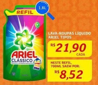 Assaí Atacadista LAVA-ROUPAS LÍQUIDO ARIEL TIPOS oferta