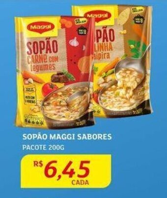 Assaí Atacadista SOPÃO MAGGI SABORES PACOTE 200G oferta