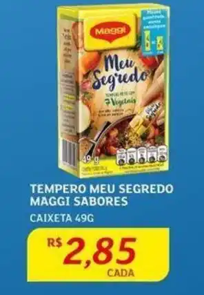Assaí Atacadista TEMPERO MEU SEGREDO MAGGI SABORES CAIXETA 49G oferta
