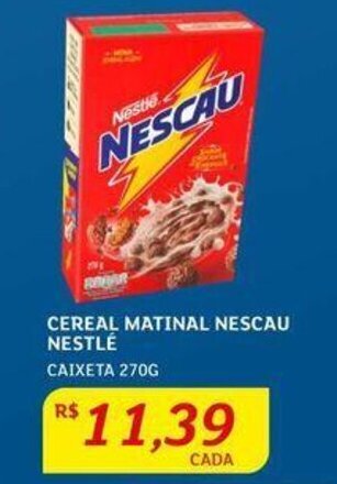 Assaí Atacadista CEREAL MATINAL NESCAU NESTLE CAIXETA 270G oferta