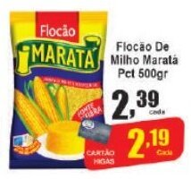 Higa's Supermercado Flocão De Milho Maratá pct 500gr oferta