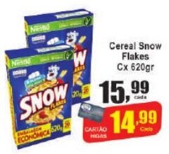 Higa's Supermercado Cereal Snow Flakes Cx 620gr oferta