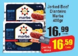 Higa's Supermercado Jerked Beef Dianteiro Marba 400gr oferta