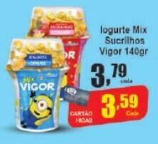 logurte Mix Sucrilhos Vigor 140gr