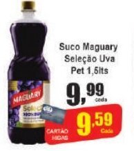 Higa's Supermercado Suco Maguary Seleção Uva Pet 1,5lts oferta
