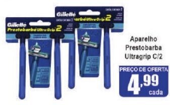 Higa's Supermercado Aparelho Prestobarba Ultragrip C/2 oferta