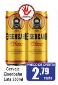 Higa's Supermercado Cerveja Eisenbahn Lata 350ml oferta