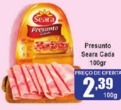 Higa's Supermercado Presunto Seara Cada 100gr oferta