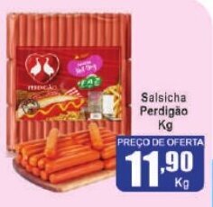Higa's Supermercado Salsicha Perdigão Kg oferta