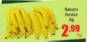 Higa's Supermercado Banana Nanica kg oferta