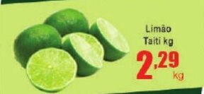 Higa's Supermercado Limão Taiti kg oferta