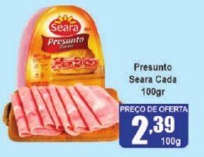 Higa's Supermercado Presunto Seara Cada 100gr oferta