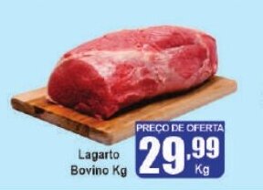 Higa's Supermercado Lagarto Bovino Kg oferta