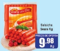 Higa's Supermercado Salsicha Seara Kg oferta