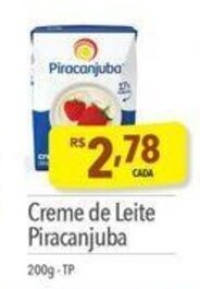 Supermercados Condor Creme de Leite Piracanjuba 200g tp oferta